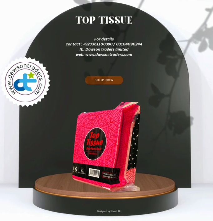 toptissue by dawson traders Limited Pakistan.